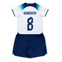 Maglie da calcio Inghilterra Jordan Henderson #8 Prima Maglia Bambino Mondiali 2022 Manica Corta (+ Pantaloni corti)